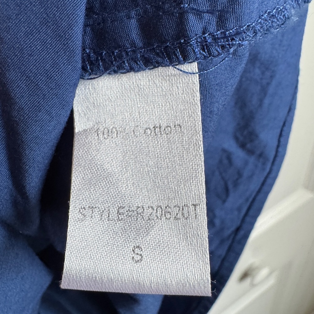 Women’s Tuckernuck Royal Shirt Dress - Size Small  - Royal Blue - Picture 4 of 4